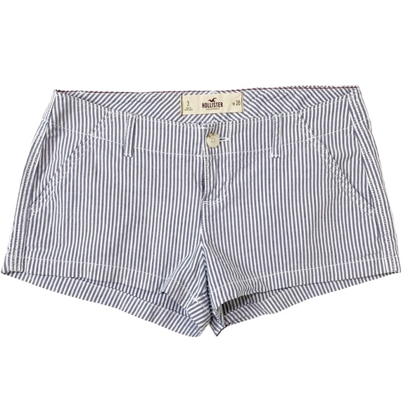 Hollister Pants - Hollister Striped Low Rise Shorts Size 3